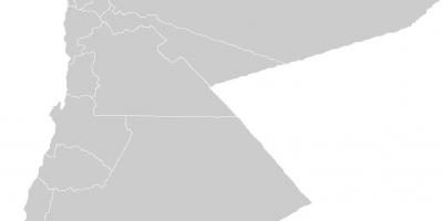 Prazen zemljevid Jordan