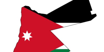 Zemljevid Jordan zemljevid zastavo