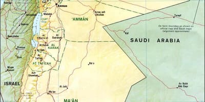 Zemljevid sweimeh Jordan 